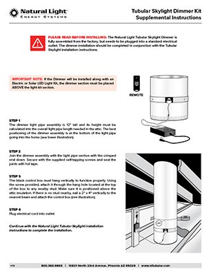 Natural Light Dimmer Kit Supplement Thumb